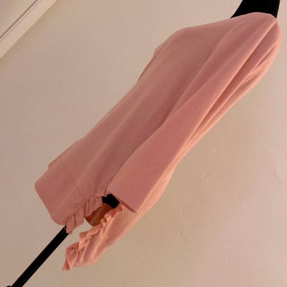 Cupio 3/4 Sleeve High Low Light Pink Top Size Medium - Picture 2 of 16